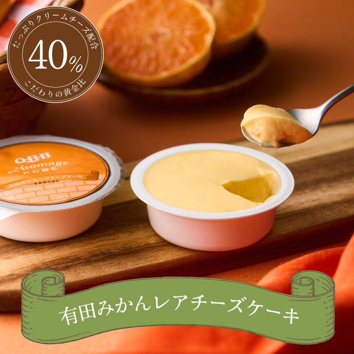 有田みかんレアチーズケーキ