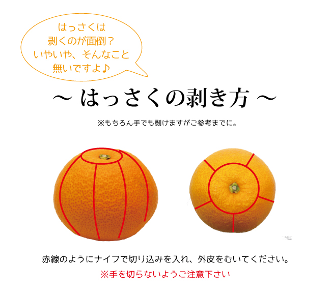 剥き方
