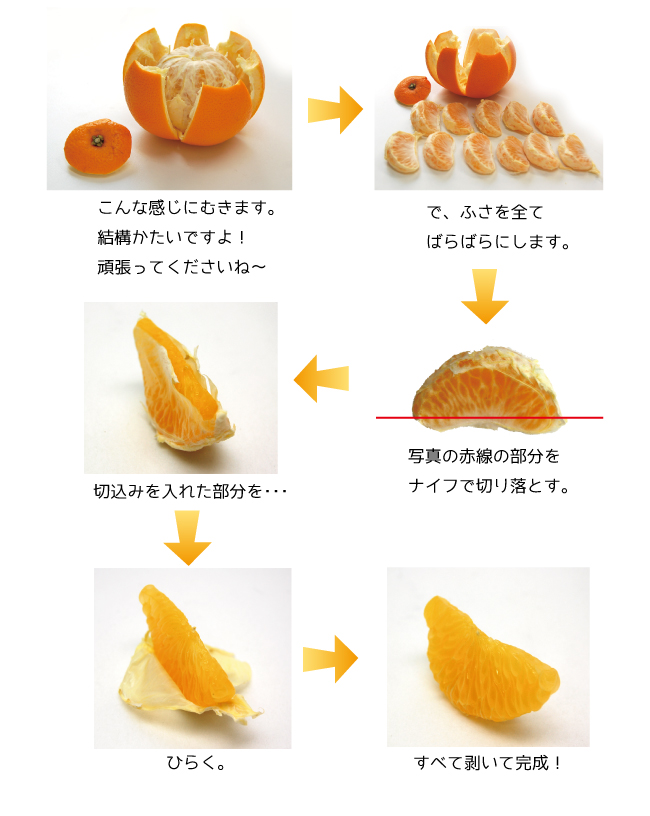 剥き方