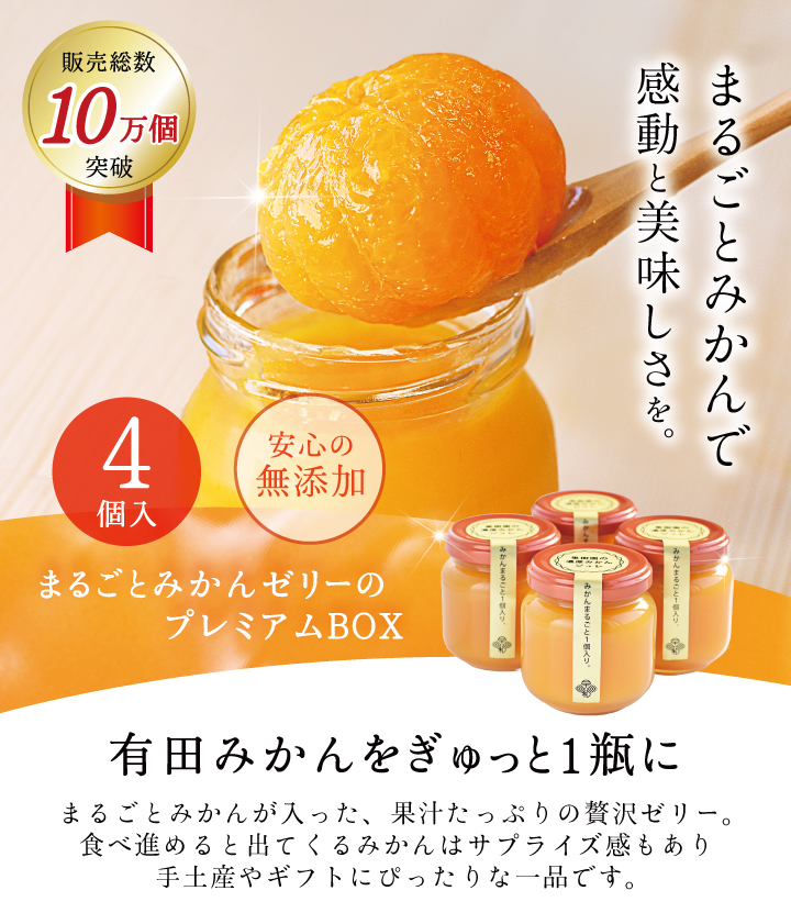 まるごとみかんゼリーのギフト