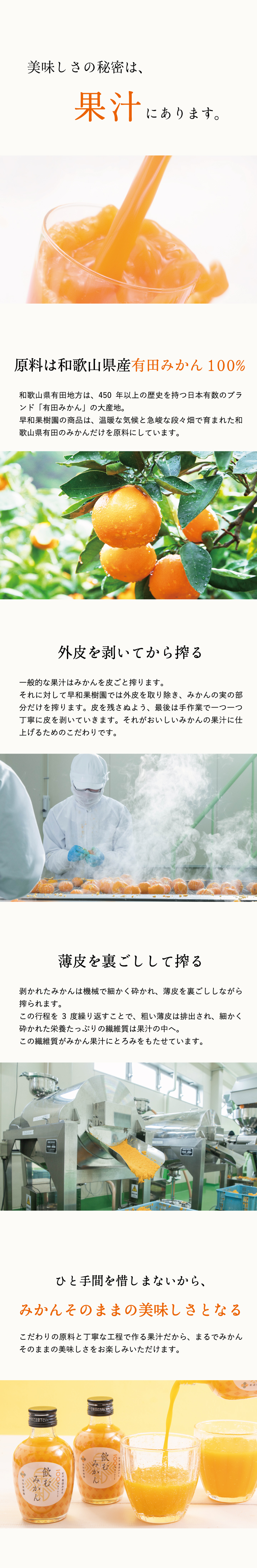 果汁の秘密