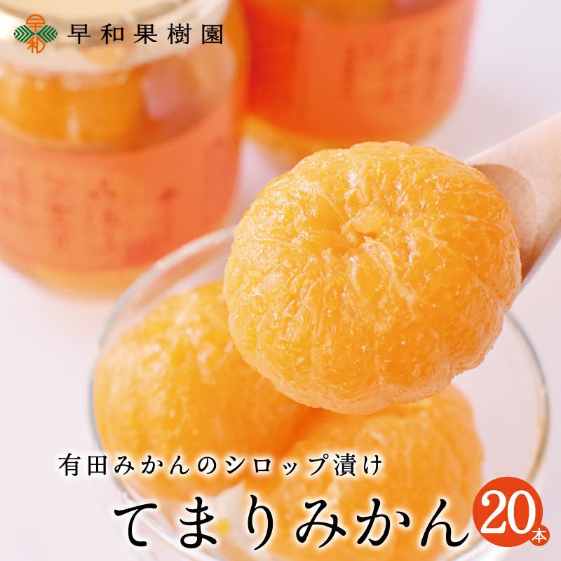 和歌山有田みかんシロップ漬けしたコンポートならてまりみかん