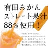 有田みかん果汁を75％使用した高級アイスキャンディ