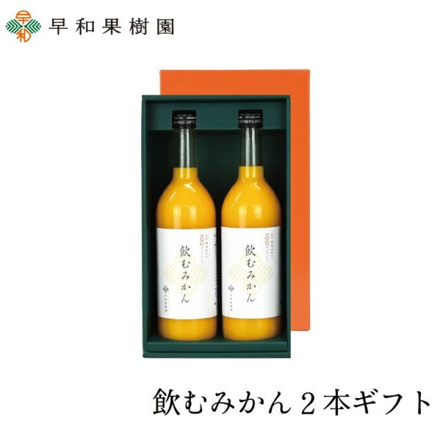 人気のドリンクギフトは飲むみかん2本入りギフト