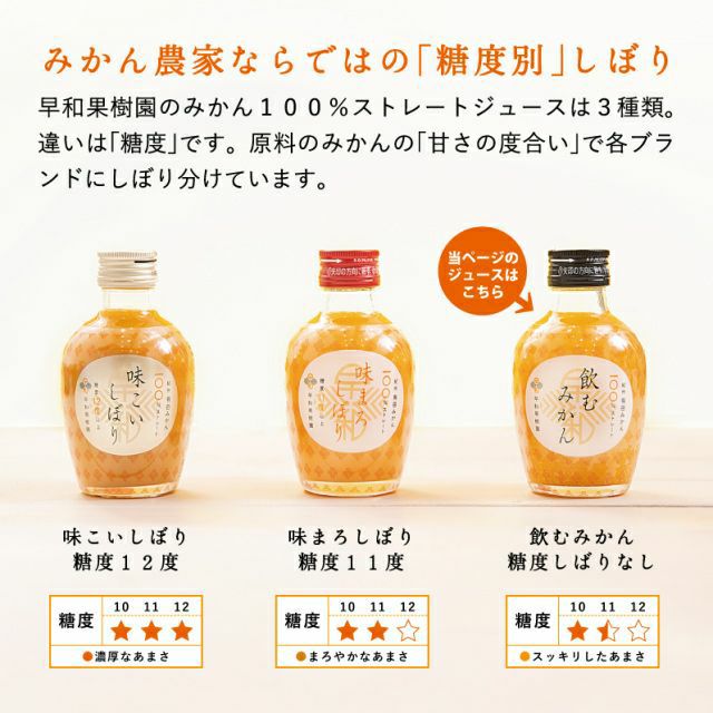 飲むみかんの定期購入なら早和果樹園